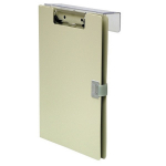 Omnimed 205603-BG 10" x 13" x 2" Beige Over-The-Bed Covered Clipboard (0)