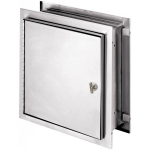 Omnimed 181785KT 3.5"- 5" Wall Thickness Pass-Thru Narcotic Cabinet with Key and Thumb Latch (0)