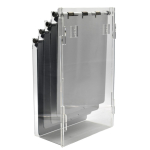 Omnimed 263000 Acrylic Chart Holder Storage Rack 4 Unit Capacity (3)