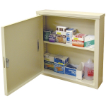 Omnimed 291610-BG 16"H x 16.75"W x 4"D Beige Wall Mounted Storage Cabinet (1)