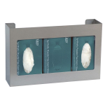 Omnimed 305303-1 16"W x 10"H x 3.75"D Omni Triple Glove Box Holder (2)