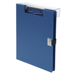 Omnimed 205603-BL 10" x 13" x 2" Dark Blue Over-The-Bed Covered Clipboard (0)