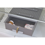 Omnimed 183035 13.85" x 15.37" x 6.45" Aluminum Refrigerator Lock Box Omni Drawer (1)