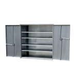 Omnimed 181720 Vault 30" x 30" x 10" Twin Door Narcotics Cabinet (2)