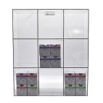 Omnimed 304102 18.25"H X 15.69"W X 5.63"D Triple Suture Rack (2)
