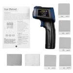 PCE Instruments PCE-CT 25FN Coating Thickness Meter with NFe and Fe Probes 9V Block Battery (3)