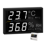 PCE Instruments PCE-EMD 5 Temperature and Humidity Indicator with Temperature Measuring range 0 to 50 deg. C (0)