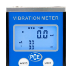 PCE Instruments PCE-VM 3D Vibration Meter for Machines and Systems with a Frequency Range 10 Hz ... 10 kHz (1)