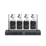Phenyx Pro PTM-33-4B UHF Mono Wireless In-Ear Monitor System w/ 4 Loop Outputs (Four Receivers) 110V-240V 50/60 Hz 90dBm 50m/164ft (0)