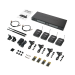 Phenyx Pro PTM-33-4B UHF Mono Wireless In-Ear Monitor System w/ 4 Loop Outputs (Four Receivers) 110V-240V 50/60 Hz 90dBm 50m/164ft (6)