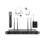 Phenyx Pro PTU-2U-1H1B True Diversity Dual Wireless Microphone System 1x PWH-12 Wireless Handheld Microphone 110V-240V 50/60 Hz 300ft-328ft (0)
