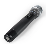 Phenyx Pro PTU-2U-1H1B True Diversity Dual Wireless Microphone System 1x PWH-12 Wireless Handheld Microphone 110V-240V 50/60 Hz 300ft-328ft (4)