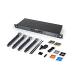 Phenyx Pro PTU-5000-4H UHF Fixed Frequency Quad Wireless Microphone System 4x PWH-5 Wireless Handheld Microphones 50Hz-18kHz 80M/260ft (7)