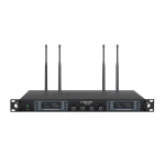 Phenyx Pro PWR-7000 Quad Wireless Microphone Receiver for PTU-7000 (Auto-Scan UHF) (0)