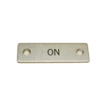 Rees 09001-006 Rectangle Legend Plate, ON (0)
