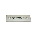Rees 09001-021 Rectangle Legend Plate, FORWARD (0)