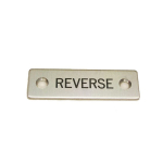 Rees 09001-022 Rectangle Legend Plate, REVERSE (0)