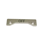 Rees 09002-002 Standard Legend Plate, OFF (0)