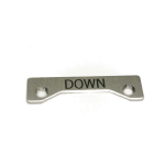Rees 09002-014 Standard Legend Plate, DOWN (0)