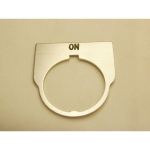 Rees 09014-006 Blank Legend Plate, Clear, ON (0)