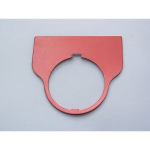 Rees 09016-001 Blank Legend Plate, Red, BLANK (0)