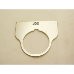 Rees 09017-010 Blank Legend Plate, Clear, JOG (0)