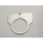 Rees 09017-013 Blank Legend Plate, Clear, UP (0)