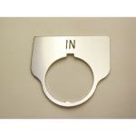 Rees 09017-019 Blank Legend Plate, Clear, IN (0)