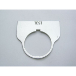 Rees 09017-027 Blank Legend Plate, Clear, TEST (0)