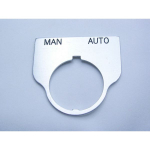 Rees 09017-034 Blank Legend Plate, Clear, MAN AUTO (0)