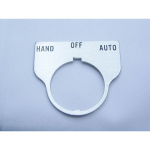 Rees 09017-042 Blank Legend Plate, Clear, HAND OFF AUTO (0)