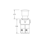Rees 22102-014 22.5 mm Operator, Yellow (2)