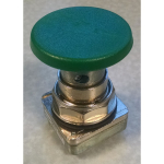 Rees 40041-003 30.5" Push Button, Plunger 2" Mushroom, Green (0)