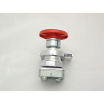Rees 40102-002 30.5" Mushroom and Rope Pull Operator, Momentary, Red (0)