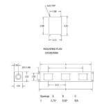 Rees 02765-000 Enclosure - 1 Hole, Black (1)