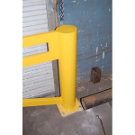 Save ty Yellow Products SYP-DWGR-7 Rotating Dock Driveway Gate 7' Steel Construction 42" Height 4' Clearance Safety Yellow Powder Coated (1)