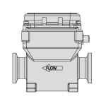 Seametrics WMP101-102 WMP-Series 1" Plastic-Bodied External Powered Magmeter (1)
