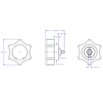 Seekonk TK-1 Torque Limiting Knobs (3)
