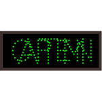 Signal-Tech 12887 TCL718GG-A994/120-277VAC OPEN | ATM Outdoor Blank-out LED Direct-view Sign (0)