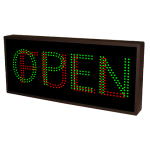 Signal-Tech 17043 TCL1224GR-220DS/120-277VAC OPEN | FULL Outdoor Blank-out LED Direct-view Sign (1)