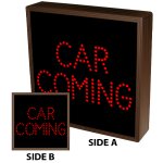 Signal-Tech 21275 TCL1212DRR-170/120-277VAC CAR COMING | CAR COMING Outdoor Blank-out LED Direct-view Sign (1)