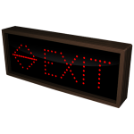 Signal-Tech 22139 TCL718RRR-E691/120-277VAC Left Arrow | Right Arrow | EXIT Outdoor Blank-out LED Direct-view Sign (1)