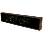 Signal-Tech 22311 TCL734G-155/120-277VAC DROP OFF Outdoor Blank-out LED Direct-view Sign (1)