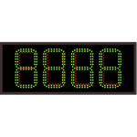 Signal-Tech 24285 SA1026GR-F286/120-277VAC 4-Digit LED Counting Display (Seven Segment), Green & Red Space Available Sign (0)