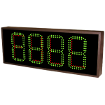 Signal-Tech 24285 SA1026GR-F286/120-277VAC 4-Digit LED Counting Display (Seven Segment), Green & Red Space Available Sign (1)