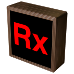 Signal-Tech 38743 SBL77R-E755/120-277VAC Rx Indoor Blank-out LED Backlit Sign (1)