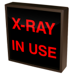 Signal-Tech 38754 SBL1212R-270/120-277VAC X-RAY IN USE Indoor Blank-out LED Backlit Sign (1)