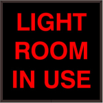 Signal-Tech 38758 SBL1212R-C882/120-277VAC LIGHT ROOM IN USE Indoor Blank-out LED Backlit Sign (0)