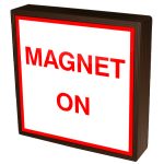 Signal-Tech 38845 SBLF1212W-A202R/120-277VAC MAGNET ON Indoor LED Backlit Sign (1)