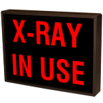 Signal-Tech 39217 SBL811R-270/12-24VDC X-RAY IN USE Indoor Blank-out LED Backlit Sign (1)